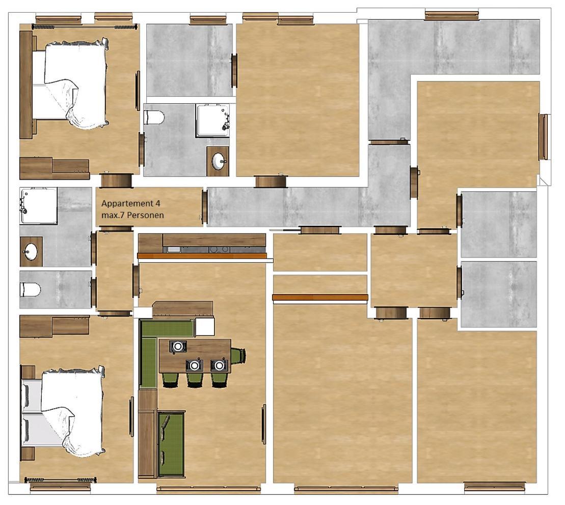 Appartements Alpin Заалбах-Хинтерглем Стая снимка