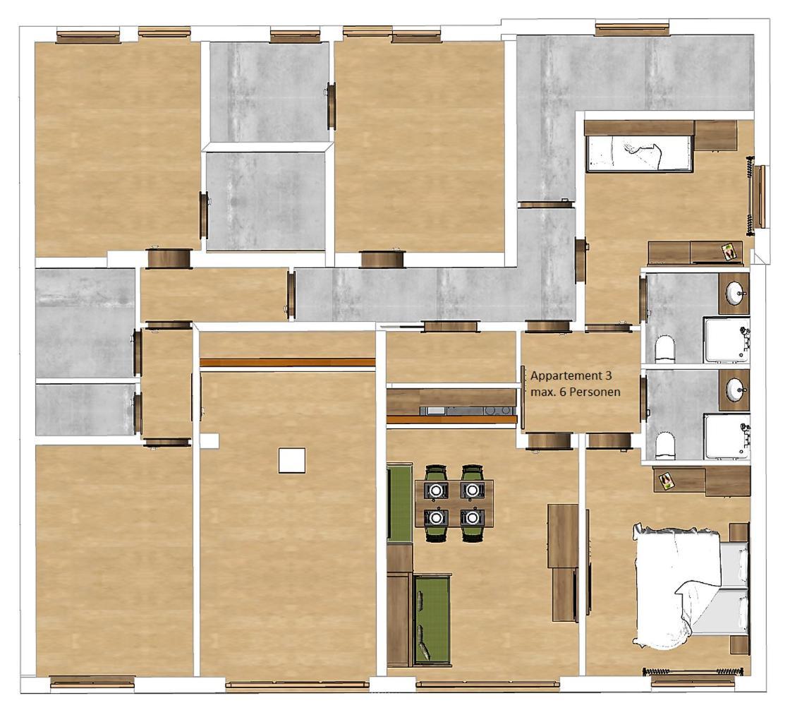 Appartements Alpin Заалбах-Хинтерглем Стая снимка